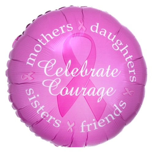 18" Anagram Breast Cancer Awareness Foil Balloon (P4) | Buy 5 Or More Save 20%