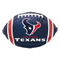 Globo de aluminio de fútbol de la NFL de los Houston Texans de 17" | Compre 5 o más y ahorre un 20 %
