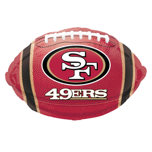 17" Anagram San Francisco 49ers NFL Football Foil Balloon | Buy 5 Or More Save 20%
