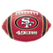 17" San Francisco 49ers NFL Football Foil Balloon | Buy 5 Or More Save 20%