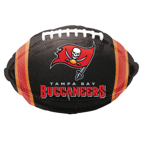 Globo de aluminio de fútbol de la NFL de los Tampa Bay Buccaneers de 17" | Compre 5 o más y ahorre un 20 %