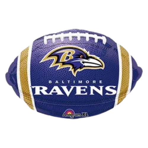 17" Anagram Baltimore Ravens NFL Football Foil Balloon | Buy 5 Or More Save 20%