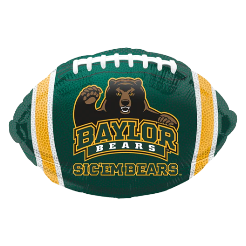 Globo de lámina de fútbol (WSL) de la Universidad de Baylor de 17" | Compre 5 o más y ahorre un 20 %