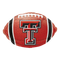 Globo de lámina de fútbol de Texas Tech College de 17" (D) | Compra 5 o más y ahorra un 20 %