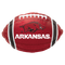Globo de lámina de fútbol universitario Arkansas Razorback de 17" | Compra 5 o más y ahorra un 20 %