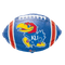 Globo de lámina de fútbol universitario de la Universidad de Kansas de 17" (D) | Compre 5 o más y ahorre un 20 %