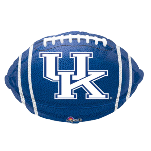 Globo de lámina de fútbol americano de la Universidad de Kentucky de 17" | Compre 5 o más y ahorre un 20 %