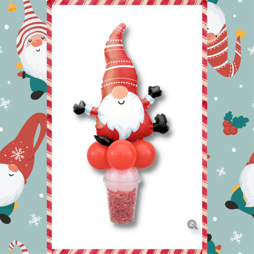 14" Mini Gnome Flat Foil Airfill Balloon | Buy 5 Or More Save 20%