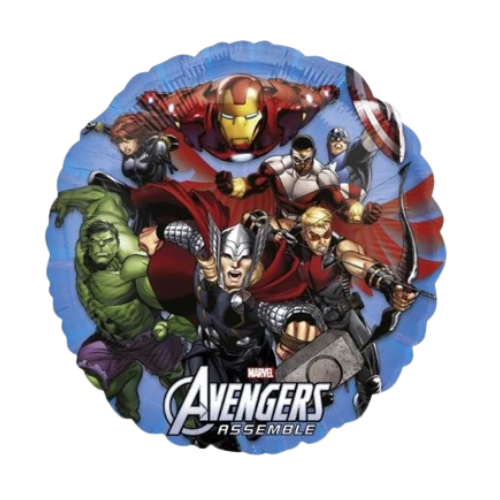 9" Avengers Assemble Airfill Foil Balloon | Buy 5 Or More Save 20%