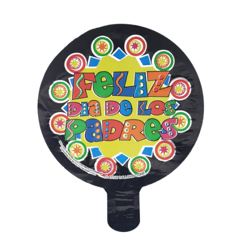 Globo de relleno de aire con borde negro de Feliz Dia De Los Padres (WSL) | Liquidación: hasta agotar existencias
