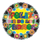 Globo de relleno de aire con borde negro de Feliz Dia De Los Padres (WSL) | Liquidación: hasta agotar existencias