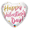 18" Valentine’s Glitter Ombre Heart Foil Balloon (P4) | Buy 5 Or More Save 20%