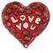 23" Love You Chocolates Corazón Foil Globo (P5)