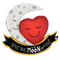 29" Vintage Moon & Back Love Foil Balloon (P13)