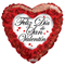 Globo de lámina de corazón de rosas Feliz Dia De San Valentin de 18" (P15) | Compre 5 o más y ahorre 20%