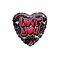 9" | 18" Love You Graffiti Heart Balloon | Buy 5 Or More Save 20%
