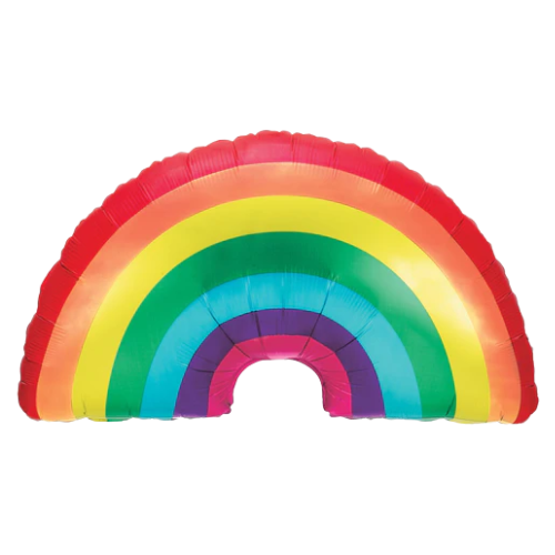 Globo metalizado arcoíris de 32" (P25)