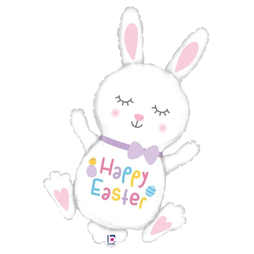 33" Hopping Easter Bunny Foil Bunny (WSL)