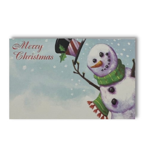 Merry Christmas Snowman Enclosure Cards | 50 Count | Clearance - While Supplies Last