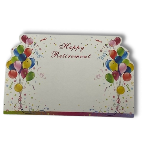 Happy Retirement Enclosure Cards | 50 Count | Clearance - While Supplies Last