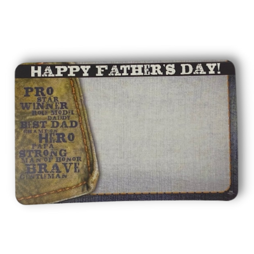 Happy Father's Day Denim Enclosure Cards | 50 Count | Clearance - While Supplies Last