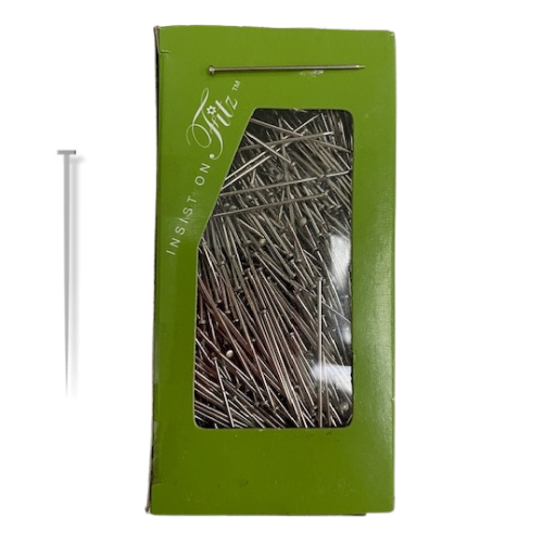 Pines de banco de acero - Caja de 1/2 libra | Pasadores rectos resistentes para diseño floral