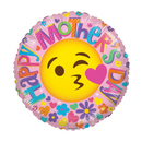 Globo sin papel de aluminio con relleno de aire y cara sonriente del Día de la Madre de 9" (P15) | Compre 5 o más y ahorre un 20 %