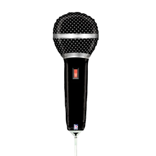 Globo de aluminio con relleno de aire para micrófono de 14" | Compre 5 o más y ahorre un 20 %