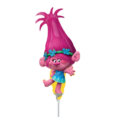 14" Poppy Troll Foil Airfill Balloon | Buy 5 Or More Save 20%