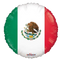 Globo metalizado con la bandera mexicana de 17" (P4) | Compre 5 o más y ahorre un 20 %