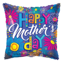 18" Happy Mother's Day Sketchy Letters Foil Balloon (P9) | Buy 5 Or More Save 20%