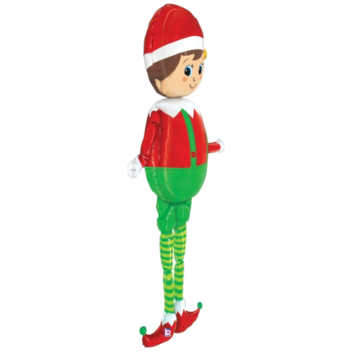 60" Special Delivery Elf Foil Balloon (P29) | Stands 5 Feet Tall!