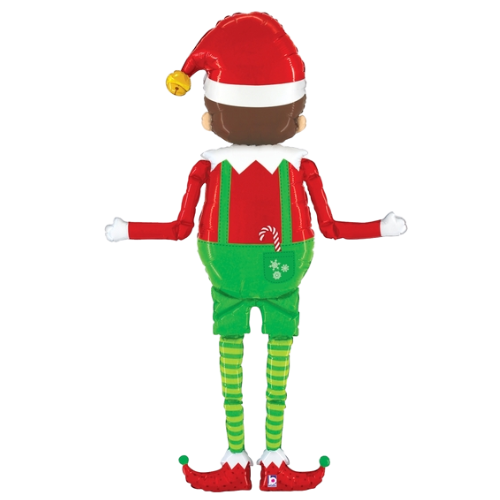 60" Special Delivery Elf Foil Balloon (P29) | Stands 5 Feet Tall!