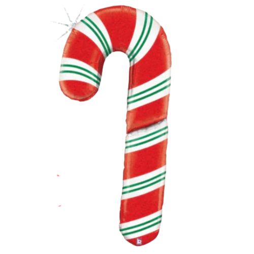 Candy Cane Holographic Foil Balloon (P28)