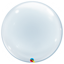 Globo de burbujas transparente Deco de 24"
