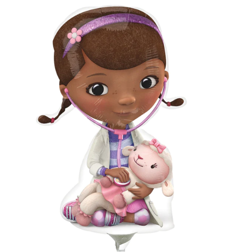14" Doc McStuffins Airfill Foil Balloon | Buy 5 Or More Save 20%
