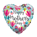 Corazón turquesa Feliz Día de la Madre de 9" (P16) | Compra 5 o más y ahorra un 20 %