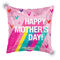 9" | 18" Happy Mother's Day Rainbow Holographic Foil Balloon | Buy 5 Or More Save 20%