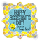 18" Busy Bee Assistant Holographic Foil Balloon | Buy 5 Or More Save 20%