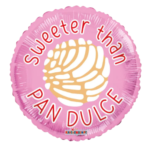 18" Sweeter Than Pan Dulce Foil Balloon (P3) | Buy 5 Or More Save 20%