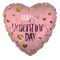 18" Happy Valentine's Day Hearts Matte Foil Balloon (WSL)