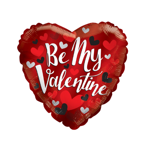 9" Be My Valentine Heart Foil Airfill Balloon (P18) | Buy 5 Or More Save 20%