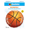 18" Basketball Round Foil Balloon | Buy 5 Or More Save 20%
