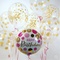 Globo de aluminio con lunares dorados y rosas de feliz cumpleaños de 18" | Compre 5 o más y ahorre un 20 %
