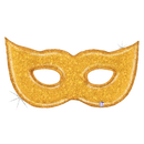 Globo de lámina holográfica con máscara de purpurina dorada de 43" (P22)