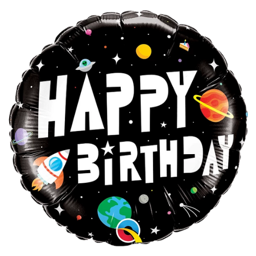18" Birthday Astronaut Foil Balloon | Buy 5 Or More Save 20%