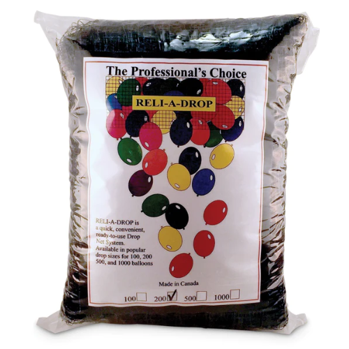 Reli-A-Drop Pre-Stung Balloon Drop Nets | Convenient & Ready To Use!