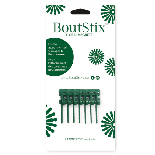 BoutStix Floral Magnet For Corsages &  Boutonnieres | 7 Count