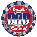 18" Best Dad Ever Vintage Foil Balloon (P18) | Buy 5 Or More Save 20%
