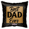 18" Dad Gold & Black Matte Foil Balloon (P18) | Buy 5 Or More Save 20%